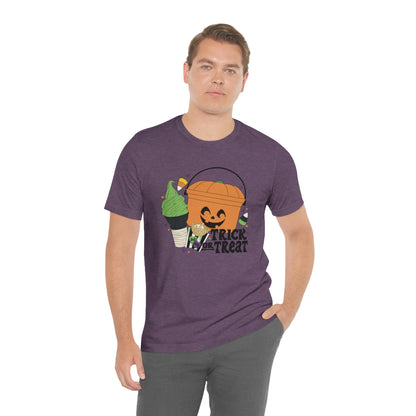 Vintage Halloween Buckets "Trick or Treat" Treats Tee - Unisex Shirt