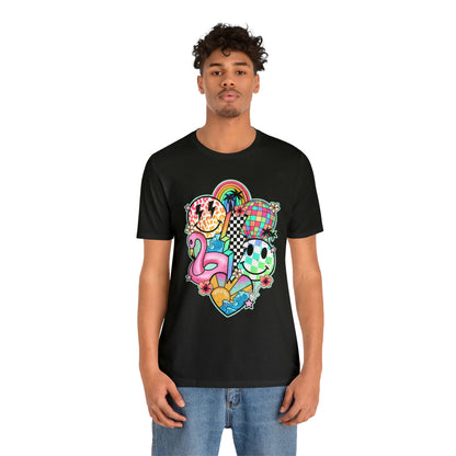 Neon Smiley Pool Party Tee - Unisex Shirt