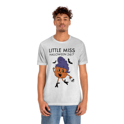 "Little Miss Halloween" Jack-O-Lantern Tee - Unisex Shirt