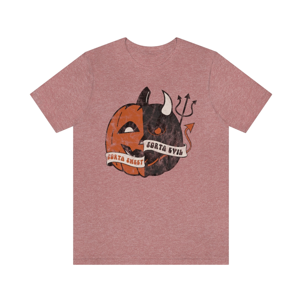 "Sorta Sweet Sorta Evil'" Jack-O-Lantern Tee - Unisex Shirt