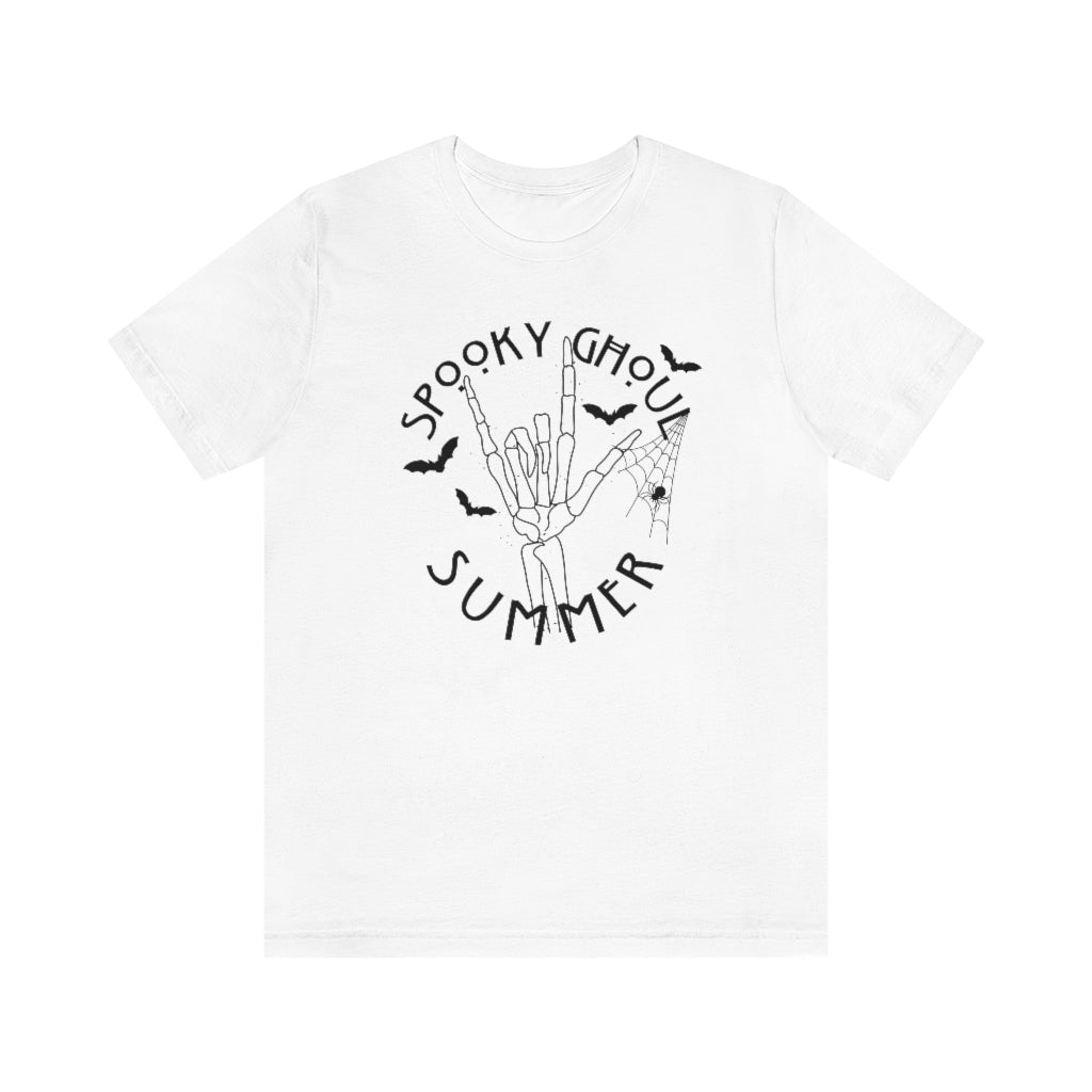 Spooky Ghoul Summer Spiderwebs And Bats Tee - Unisex Shirt