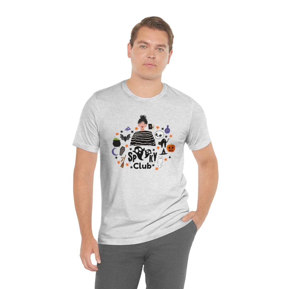 "Spooky Club" Print Tee - Unisex Shirt