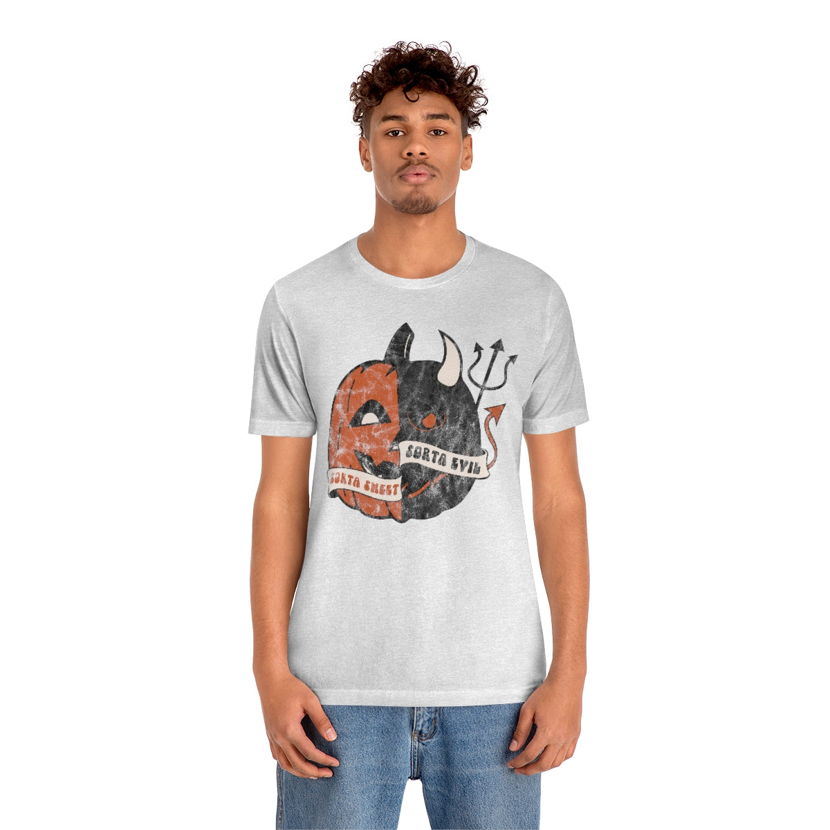 "Sorta Sweet Sorta Evil'" Jack-O-Lantern Tee - Unisex Shirt