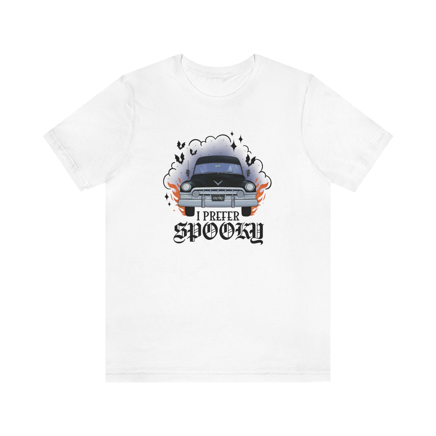 "I Prefer Spooky" Hearse Tee - Unisex Shirt