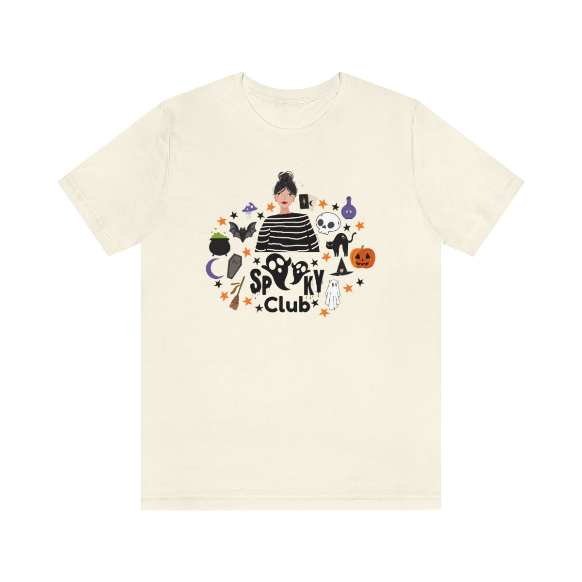 "Spooky Club" Print Tee - Unisex Shirt