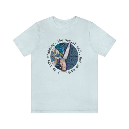 Stabbing Thing Knife Horror Tee - Unisex Shirt