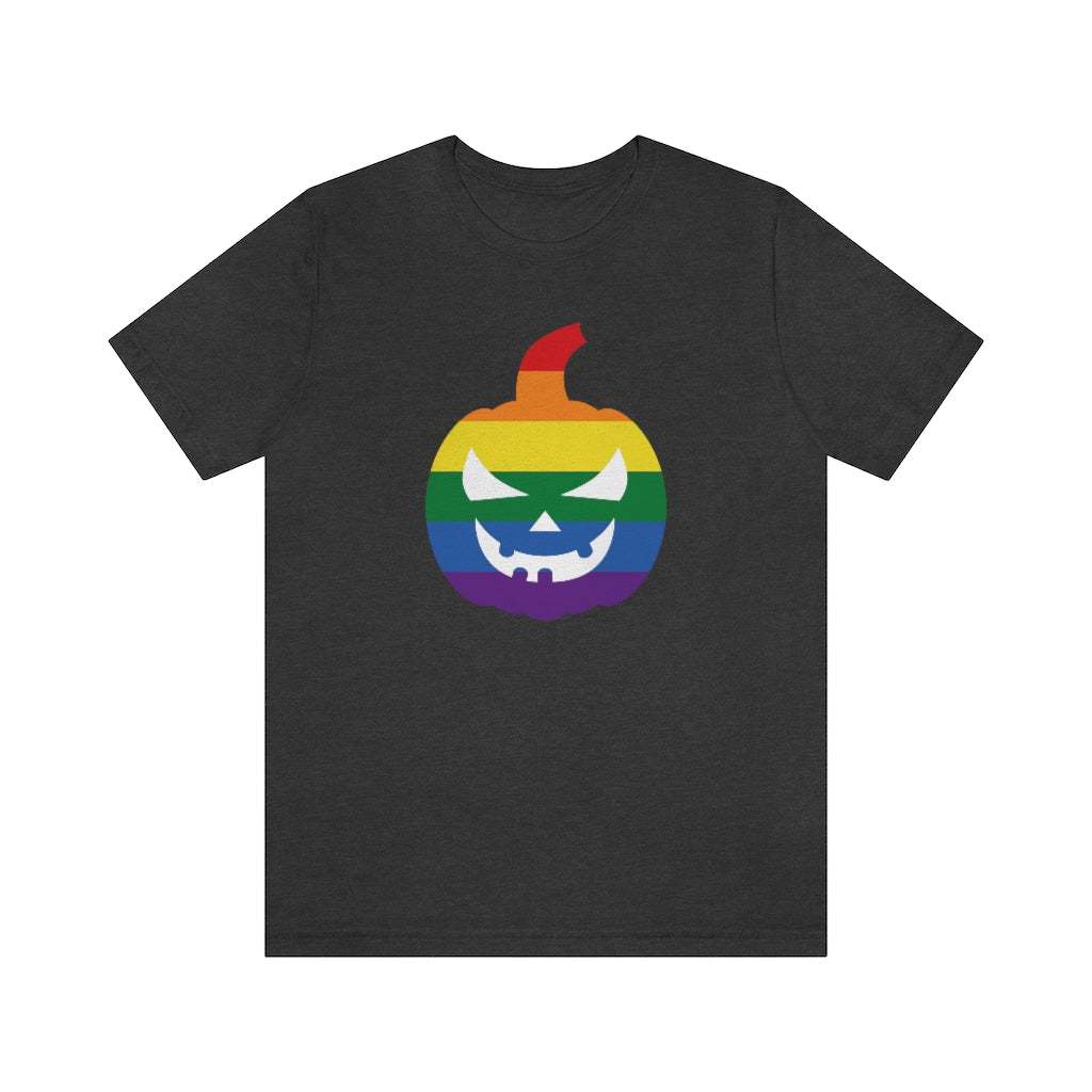 Pride Jack-O-Lantern Rainbow Tee - Unisex Shirt