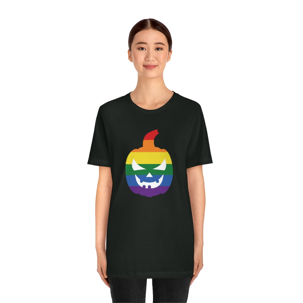Pride Jack-O-Lantern Rainbow Tee - Unisex Shirt