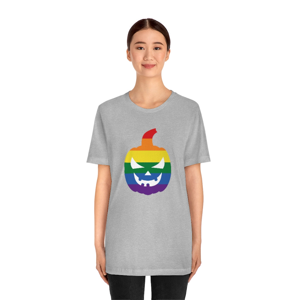 Pride Jack-O-Lantern Rainbow Tee - Unisex Shirt
