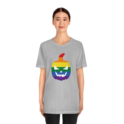 Pride Jack-O-Lantern Rainbow Tee - Unisex Shirt