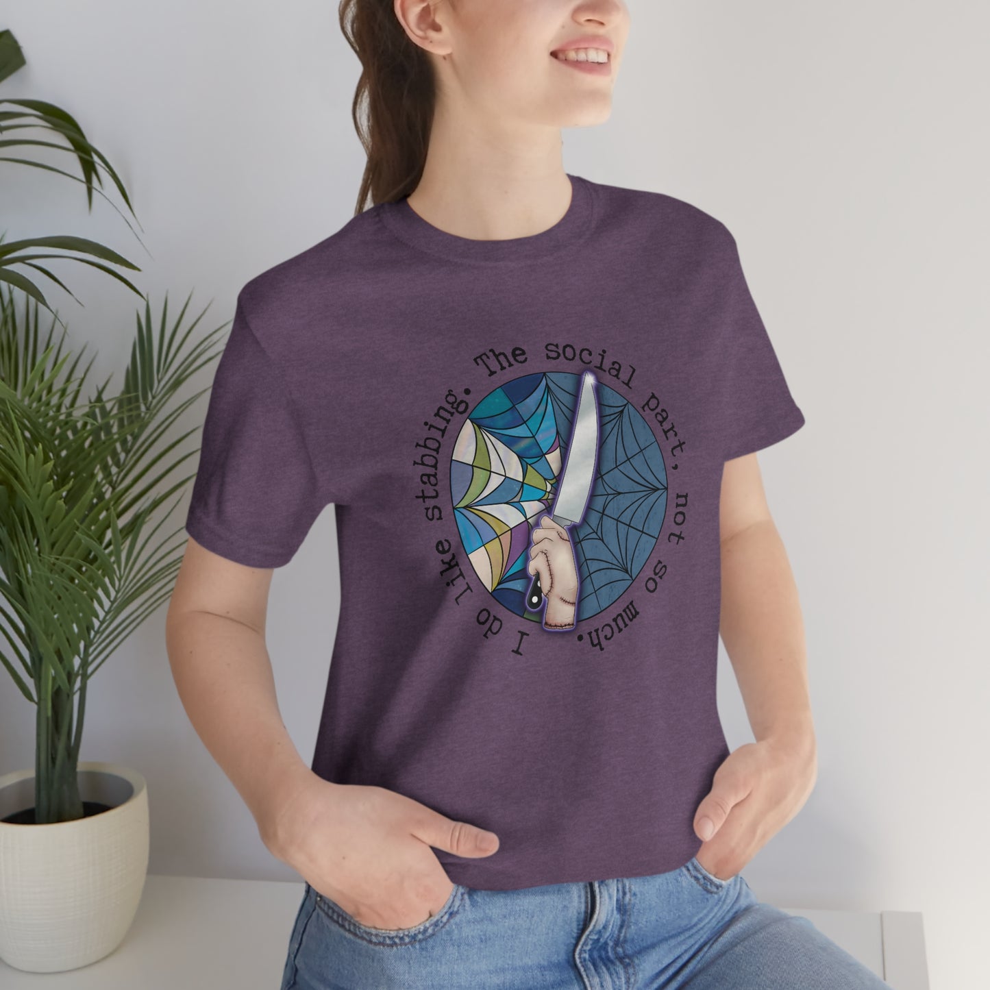 Stabbing Thing Knife Horror Tee - Unisex Shirt