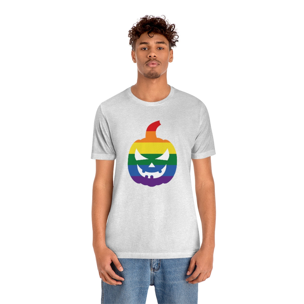 Pride Jack-O-Lantern Rainbow Tee - Unisex Shirt