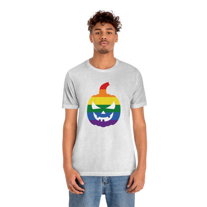Pride Jack-O-Lantern Rainbow Tee - Unisex Shirt
