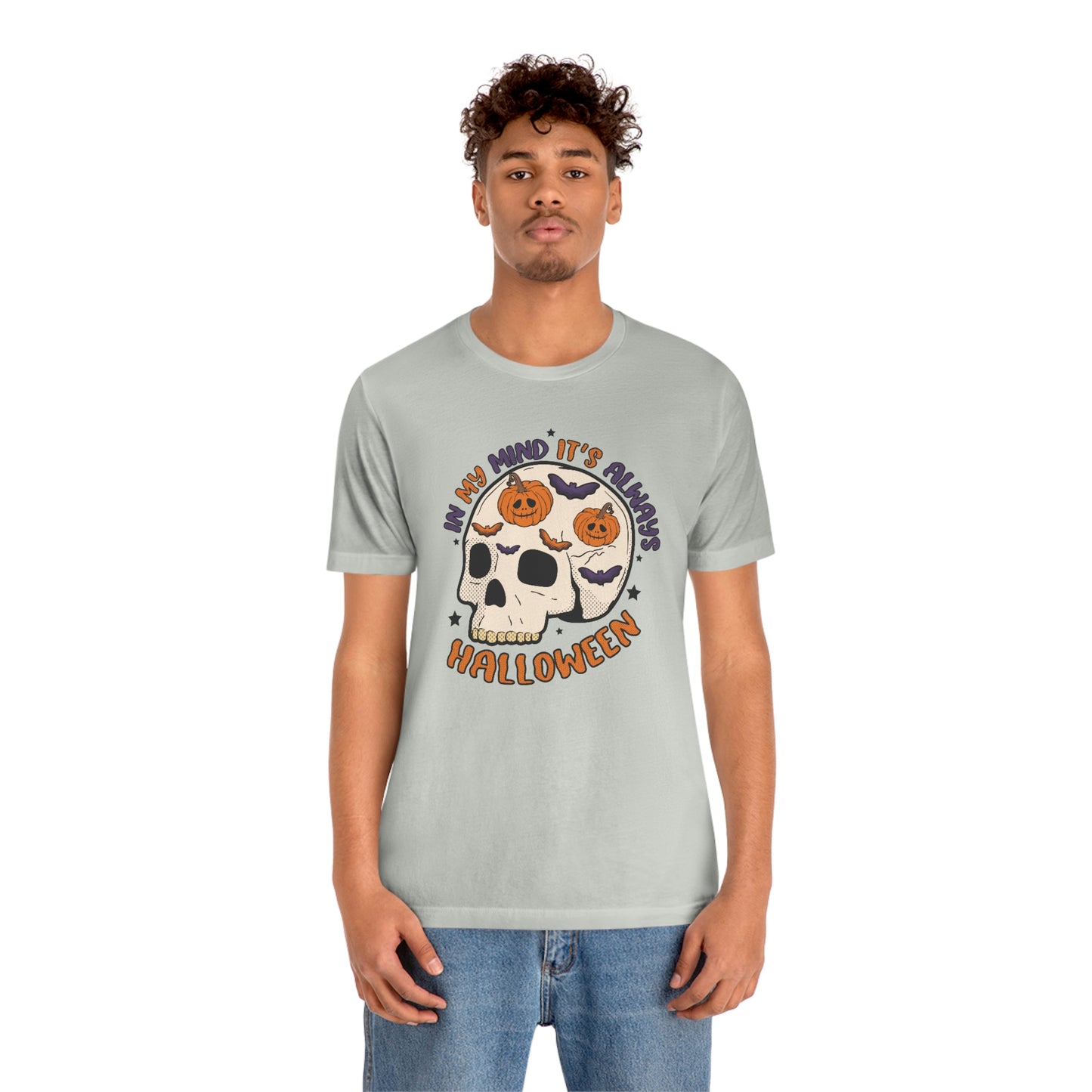 "Always Halloween" Skull Tee - Unisex Shirt