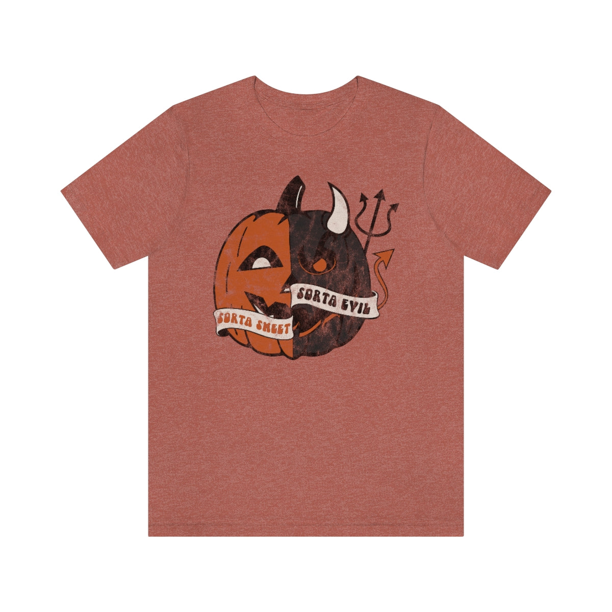 "Sorta Sweet Sorta Evil'" Jack-O-Lantern Tee - Unisex Shirt