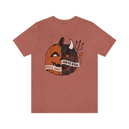 "Sorta Sweet Sorta Evil'" Jack-O-Lantern Tee - Unisex Shirt