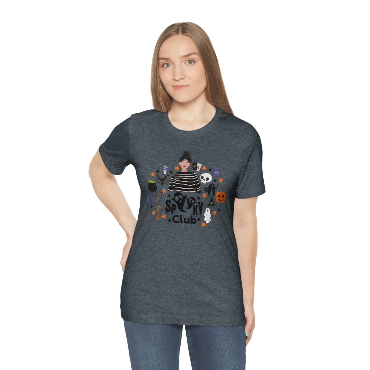 "Spooky Club" Print Tee - Unisex Shirt