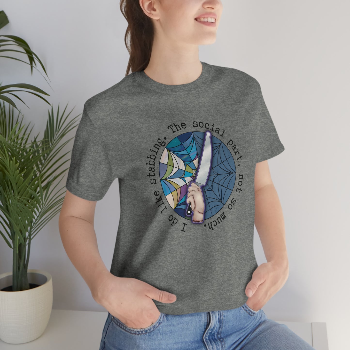 Stabbing Thing Knife Horror Tee - Unisex Shirt