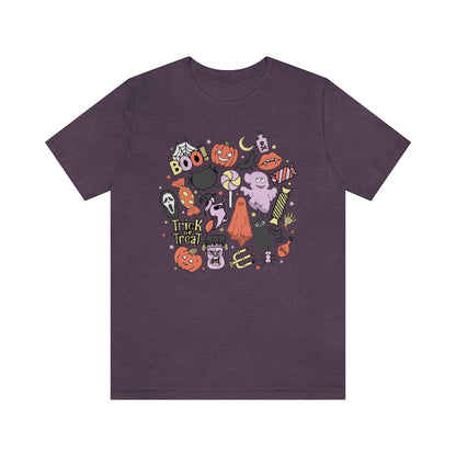 Trick-Or-Treat Spooky Doodles Tee - Unisex Shirt
