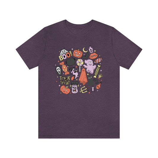 Trick-Or-Treat Spooky Doodles Tee - Unisex Shirt