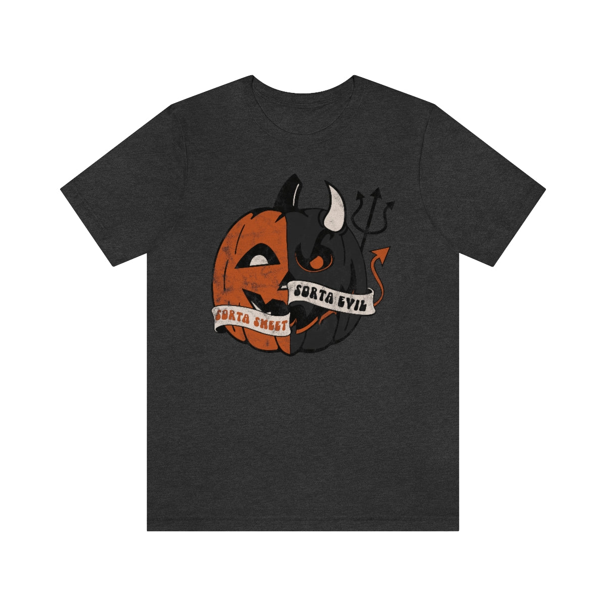 "Sorta Sweet Sorta Evil'" Jack-O-Lantern Tee - Unisex Shirt