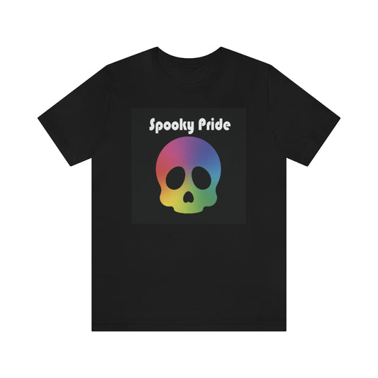 Spooky Pride Rainbow Skull Tee - Unisex Shirt