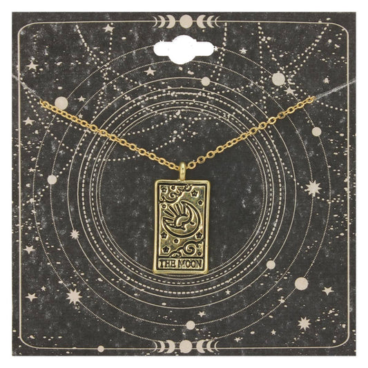 Gold Moon Tarot Necklace
