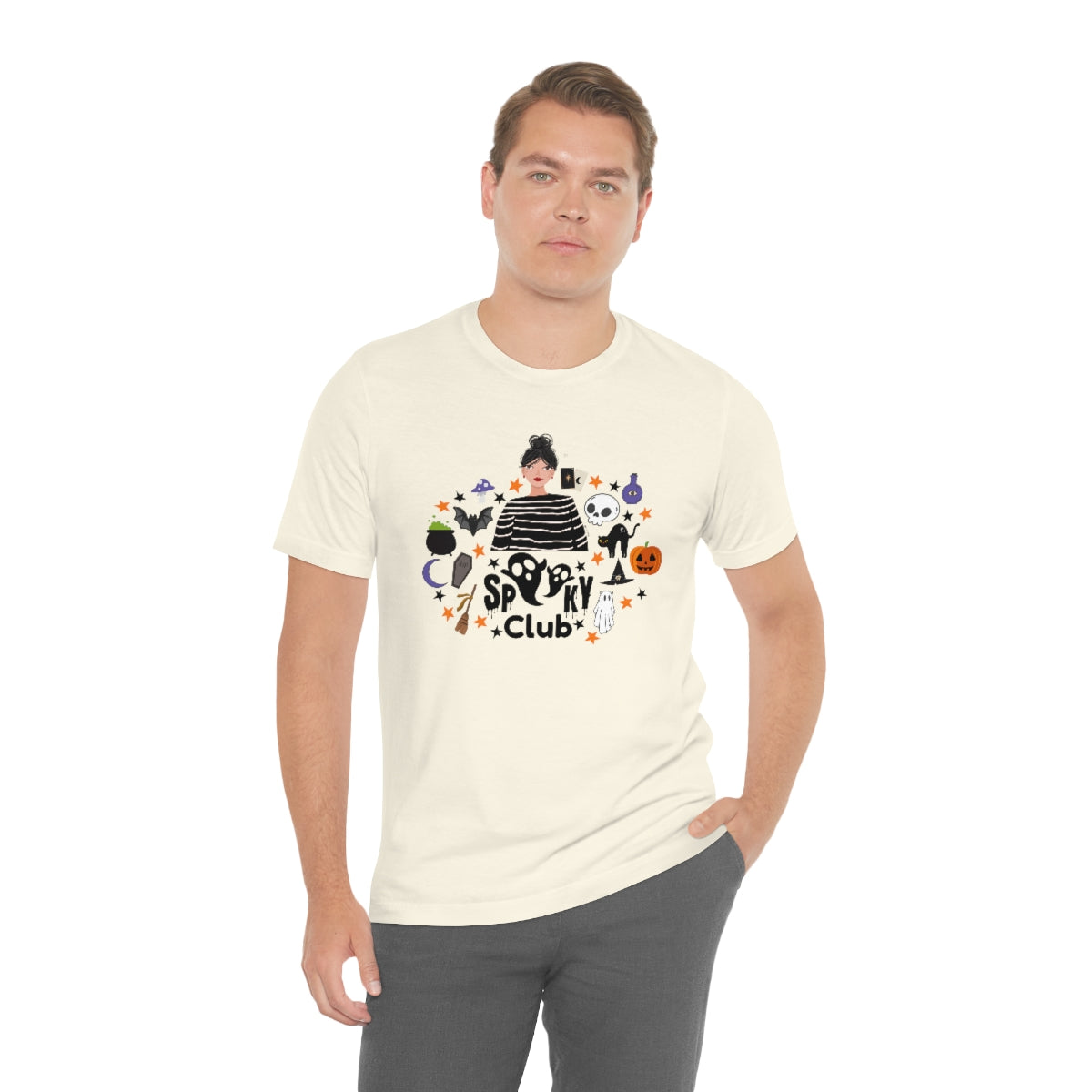 "Spooky Club" Print Tee - Unisex Shirt