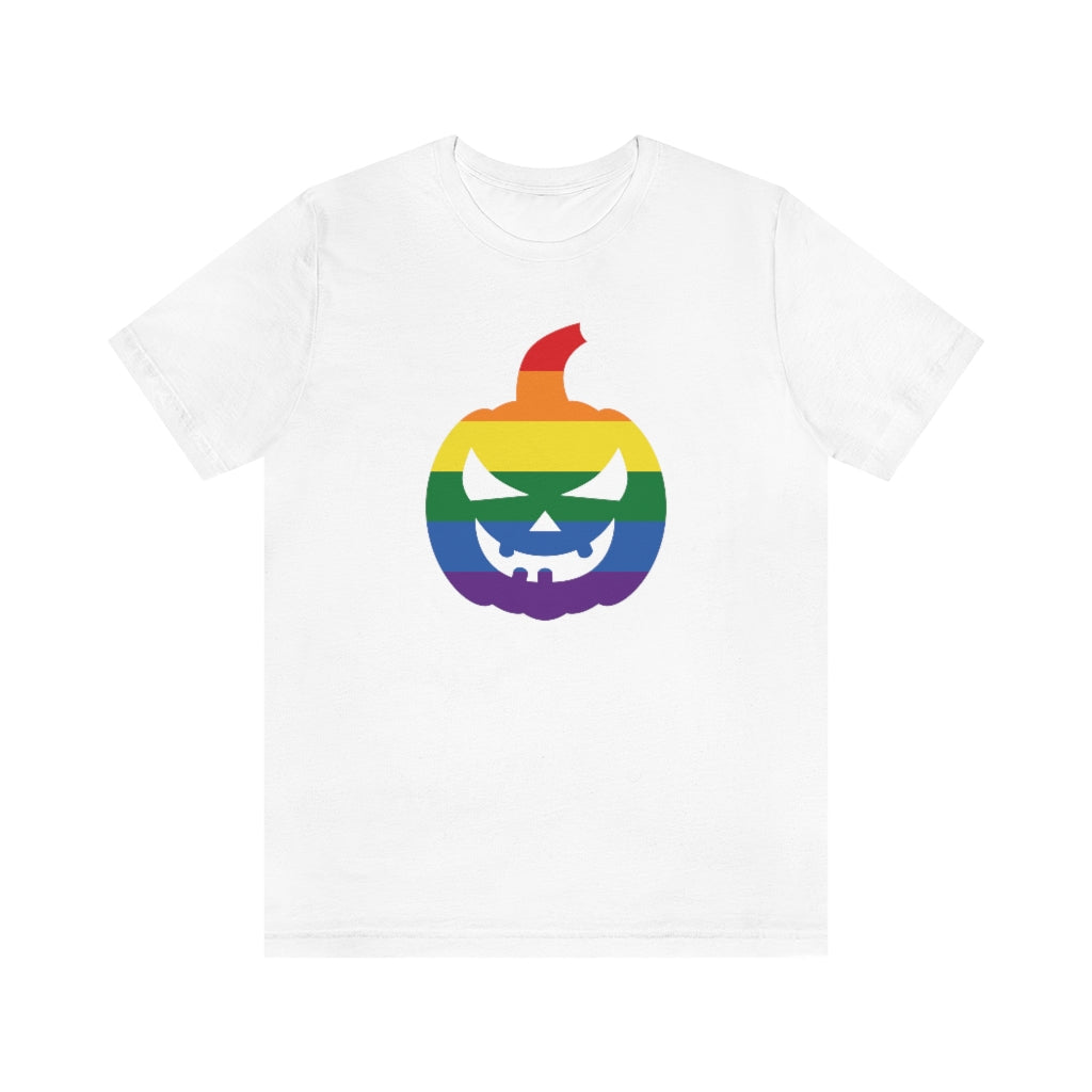 Pride Jack-O-Lantern Rainbow Tee - Unisex Shirt