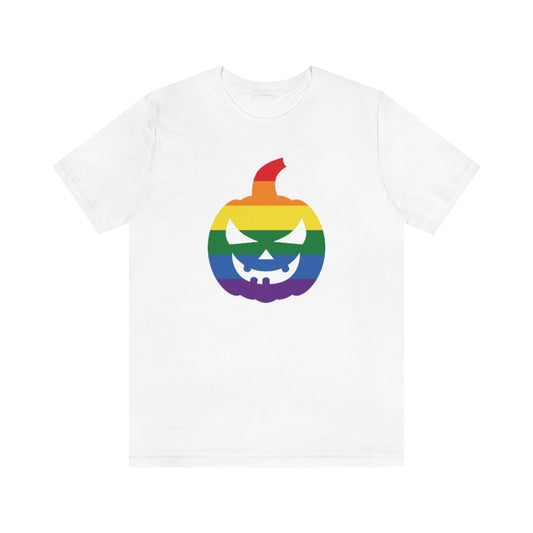 Pride Jack-O-Lantern Rainbow Tee - Unisex Shirt