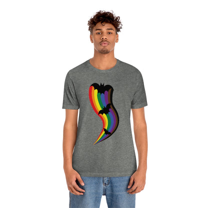 Halloween Pride Rainbow Bats Tee - Unisex Shirt