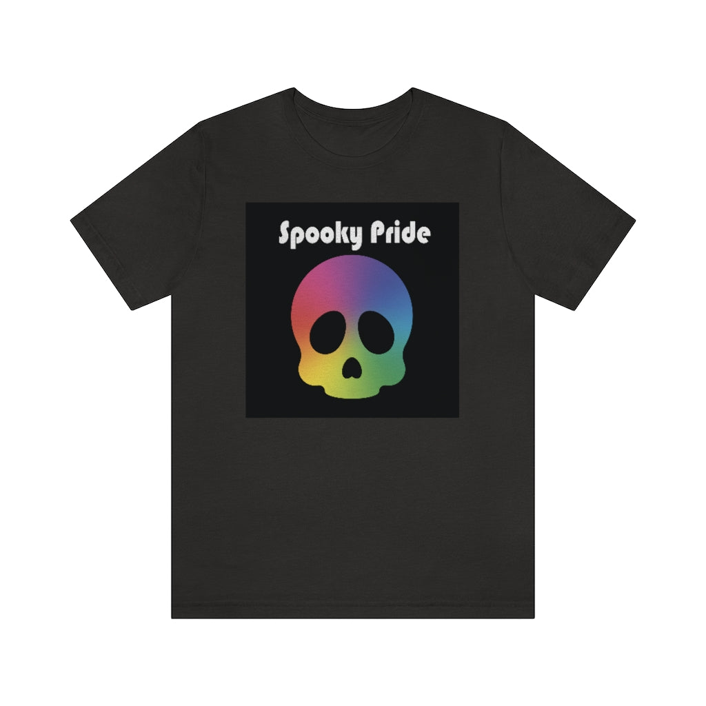 Spooky Pride Rainbow Skull Tee - Unisex Shirt