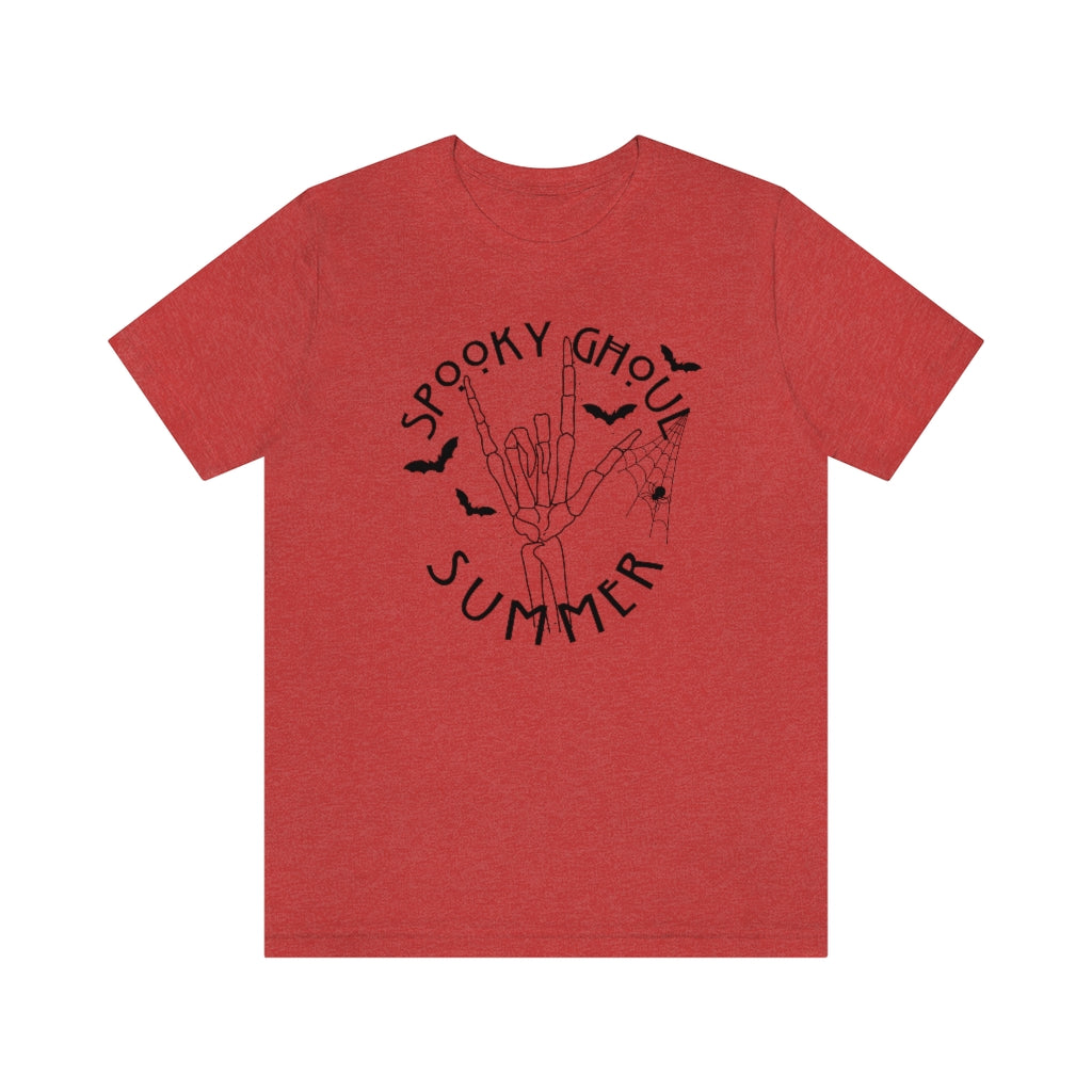Spooky Ghoul Summer Spiderwebs And Bats Tee - Unisex Shirt