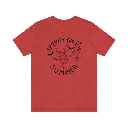 Spooky Ghoul Summer Spiderwebs And Bats Tee - Unisex Shirt