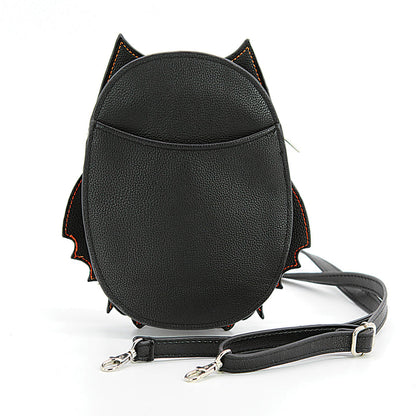 Glow in the Dark Sugar Skull Bat Handbag - Purse