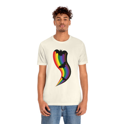 Halloween Pride Rainbow Bats Tee - Unisex Shirt