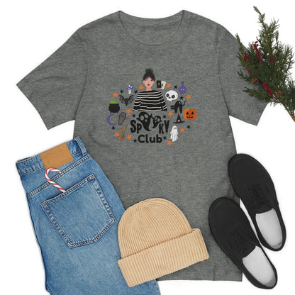 "Spooky Club" Print Tee - Unisex Shirt