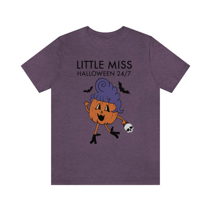 "Little Miss Halloween" Jack-O-Lantern Tee - Unisex Shirt