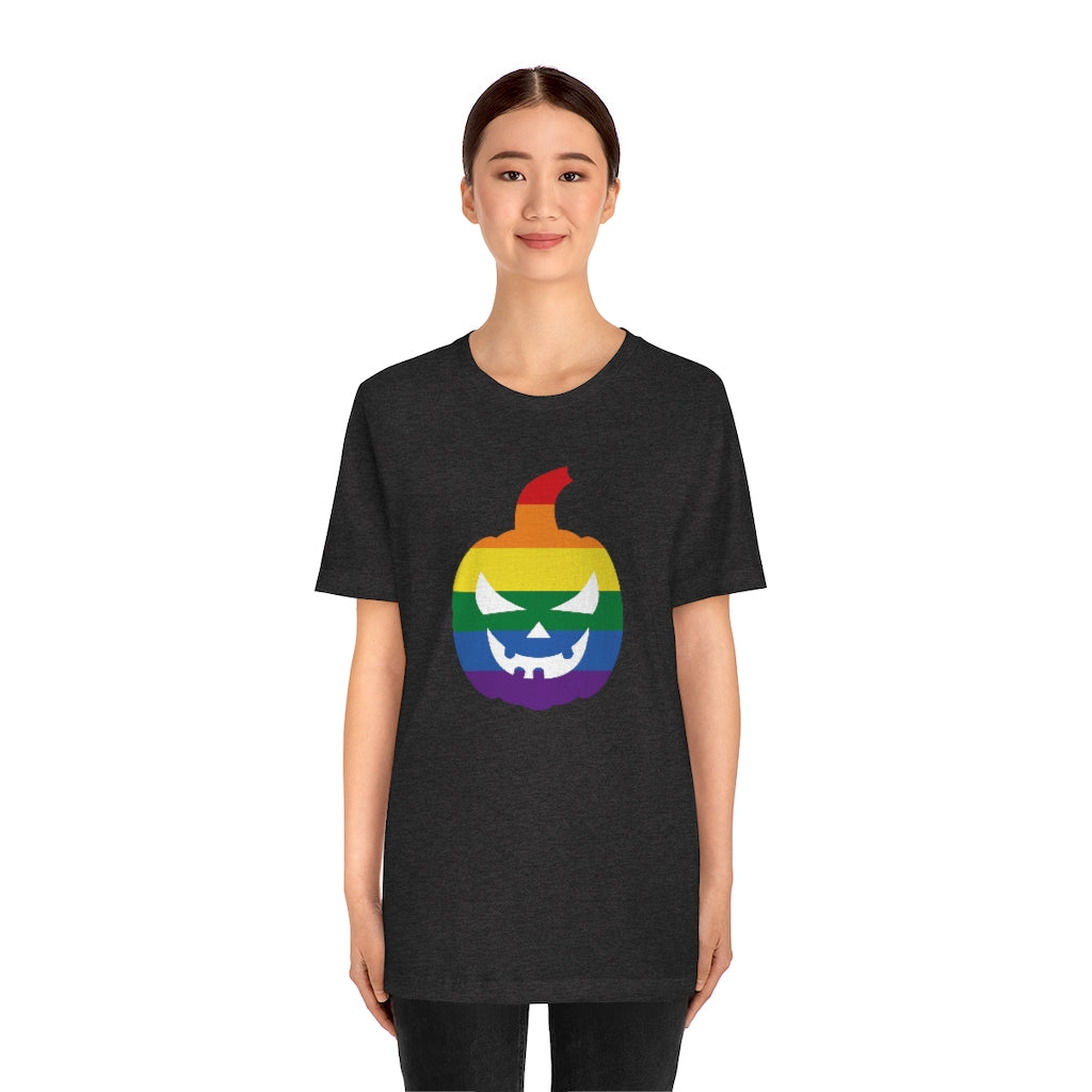 Pride Jack-O-Lantern Rainbow Tee - Unisex Shirt