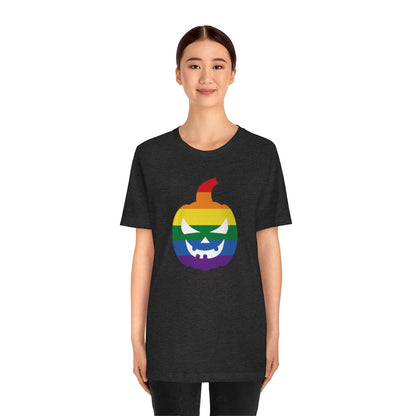 Pride Jack-O-Lantern Rainbow Tee - Unisex Shirt