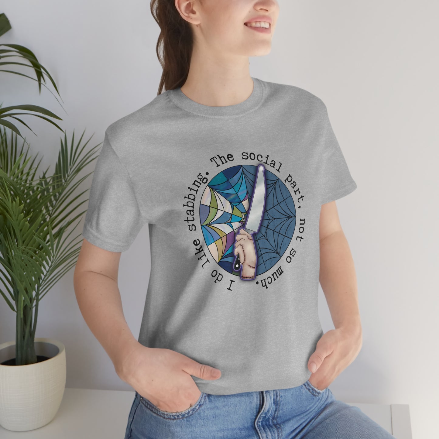 Stabbing Thing Knife Horror Tee - Unisex Shirt
