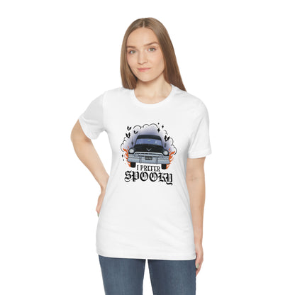 "I Prefer Spooky" Hearse Tee - Unisex Shirt