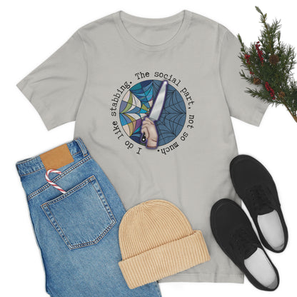 Stabbing Thing Knife Horror Tee - Unisex Shirt