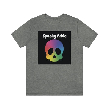 Spooky Pride Rainbow Skull Tee - Unisex Shirt