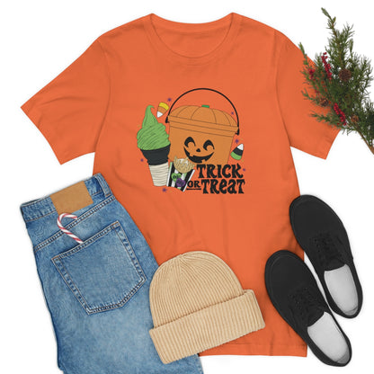 Vintage Halloween Buckets "Trick or Treat" Treats Tee - Unisex Shirt
