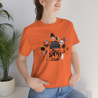 "Spooky Club" Print Tee - Unisex Shirt