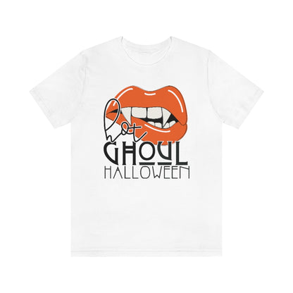 Hot Ghoul Halloween Vampire Lips Tee - Unisex Shirt