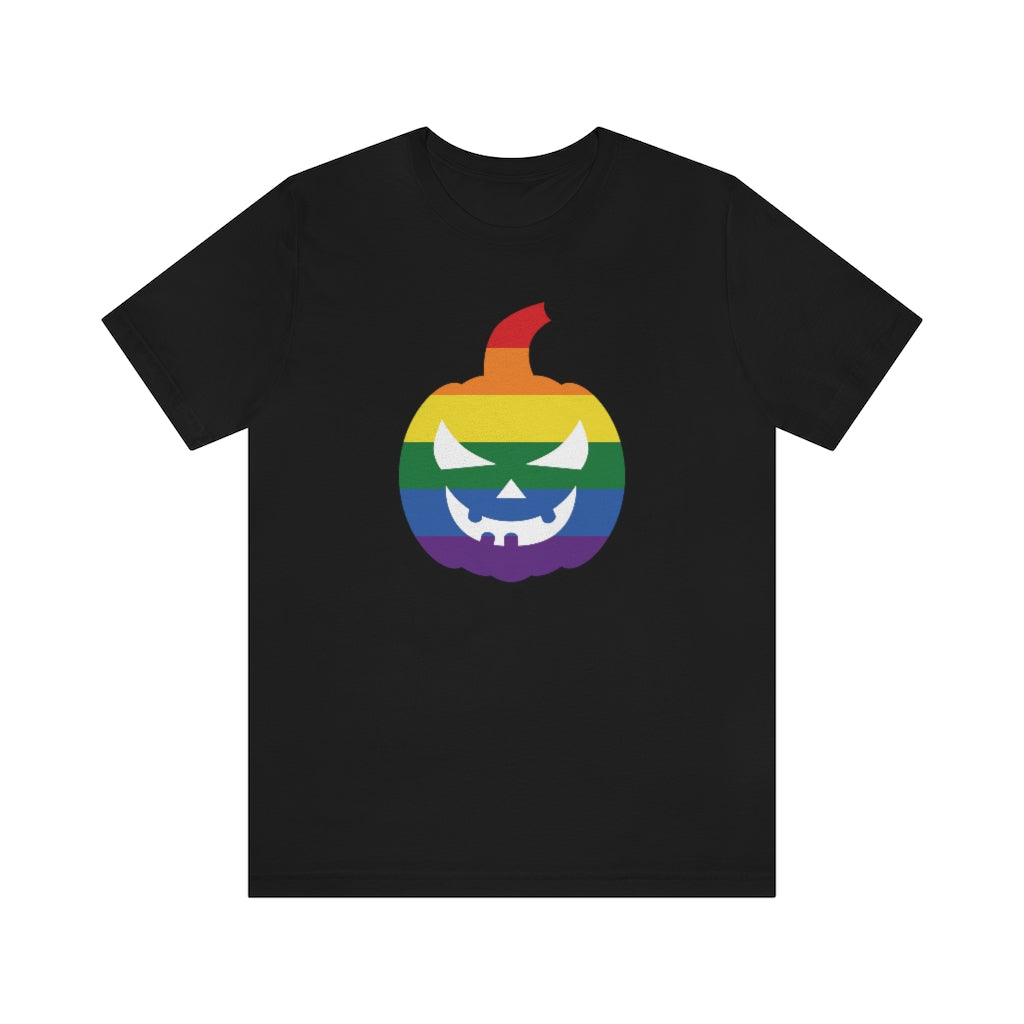 Pride Jack-O-Lantern Rainbow Tee - Unisex Shirt
