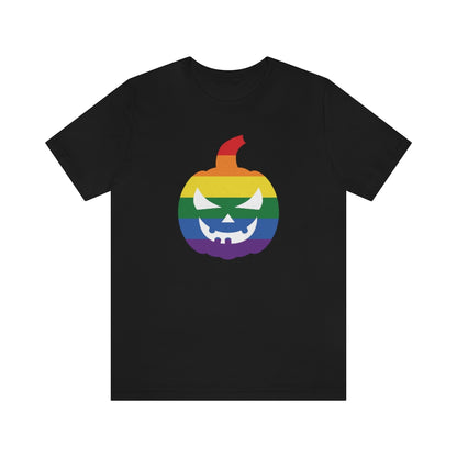 Pride Jack-O-Lantern Rainbow Tee - Unisex Shirt