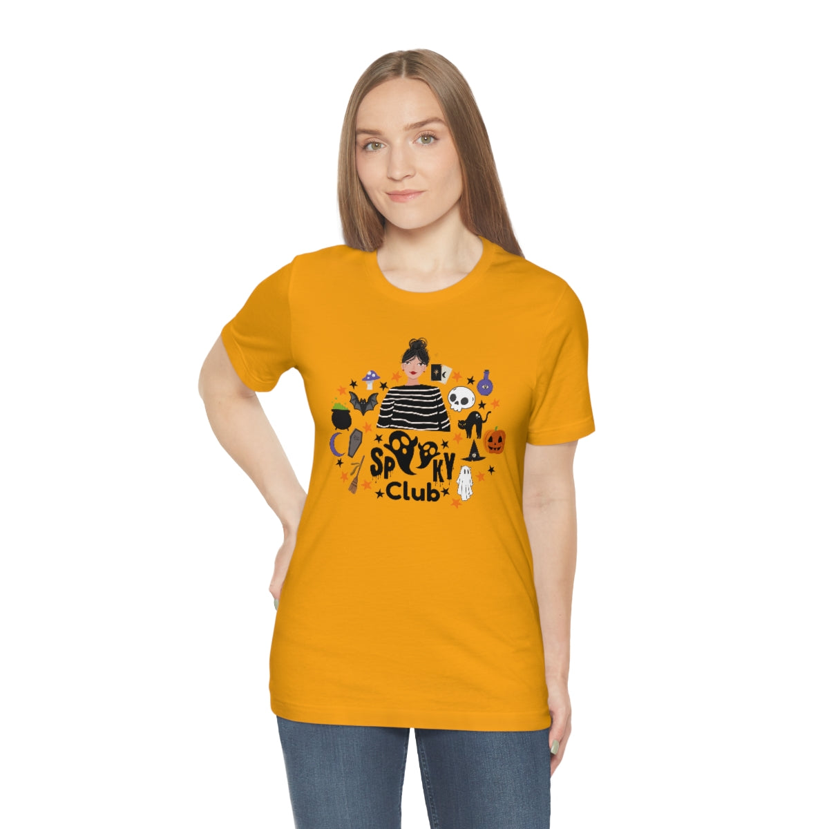 "Spooky Club" Print Tee - Unisex Shirt
